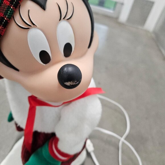 Vintage Disney Holiday Minnie Mouse Light-Up blow mold - Picture 2 of 3